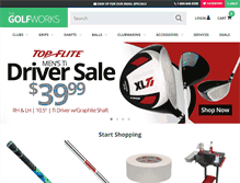 Tablet Screenshot of golfworks.com