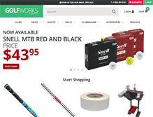 Tablet Screenshot of golfworks.ca
